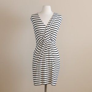 NEW Anthropologie Bailey 44 Stretchy Striped Body Con Dress
